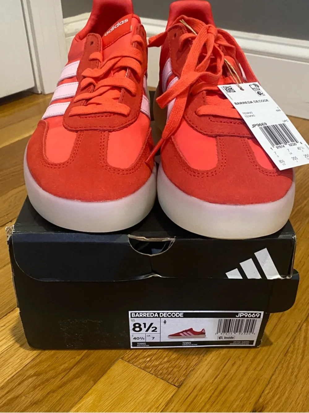 adidas red and pink barreda decode
